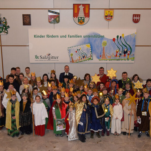 Sternsinger im Rathaus